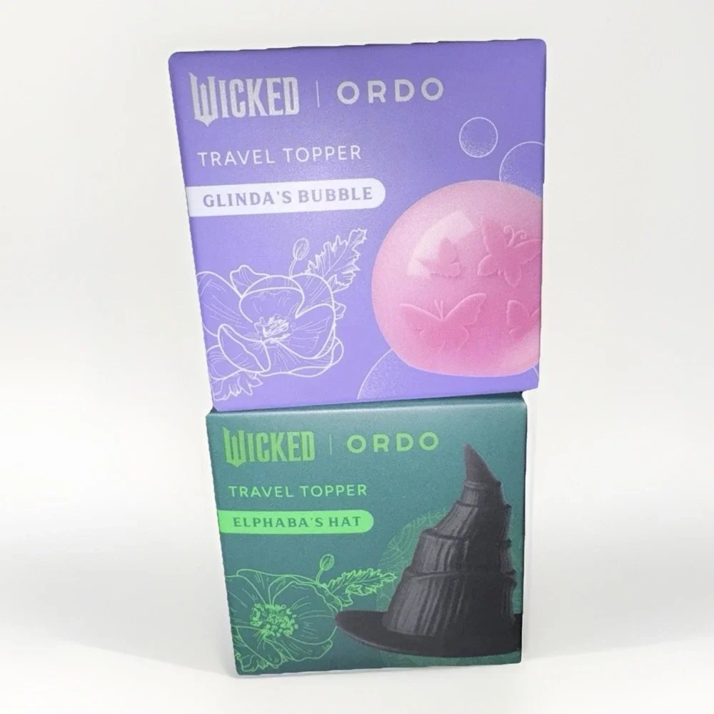 Ordo x Wicked Elphaba‎ & Glinda Sonic Lite Toothbrush Toppers - PAIR (NIB)